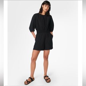 Sweaty Betty Loren Poplin Romper Sz M